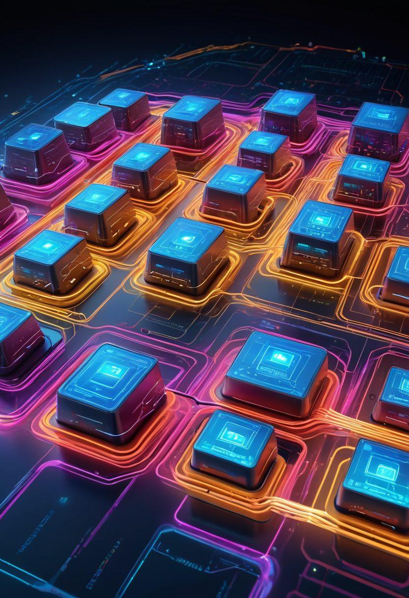 A futuristic digital landscape showcasing various web hosting options, with colorful data protection shields symbolizing security, interconnected servers, and a glowing network path leading to a protective fortress. The scene is vibrant and dynamic, inviting viewers to explore the realm of web hosting. Include elements of technology and cybersecurity. 3D. vibrant colors. high detail.